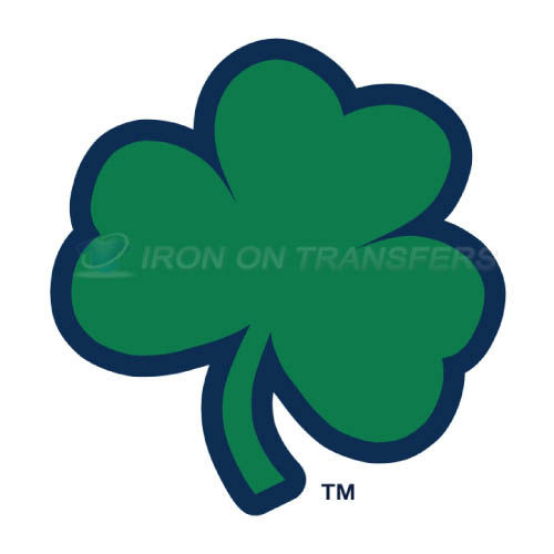 Notre Dame Fighting Irish Logo T-shirts Iron On Transfers N5709 - Click Image to Close